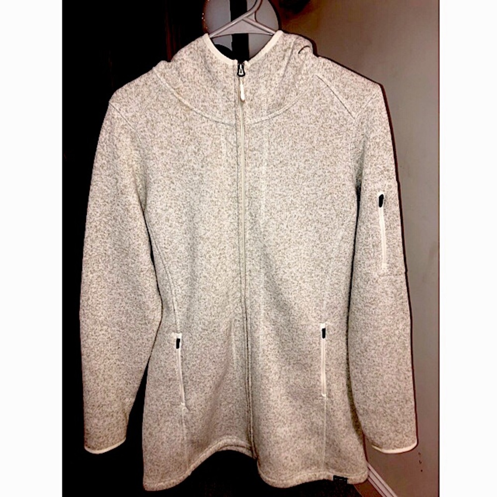 LL BEAN SWEATER FLEECE COAT